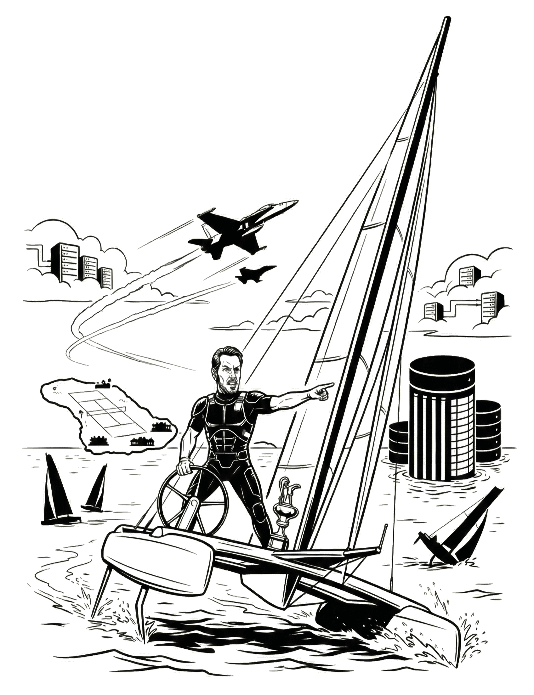 Larry Ellison, founder portrait