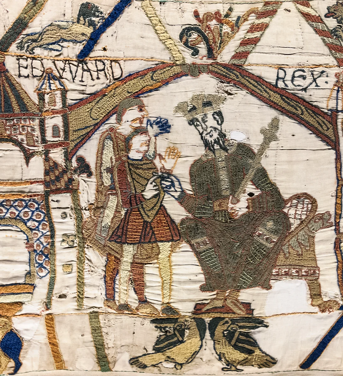 Bayeux Tapestry &ndash; Viking conquest scene