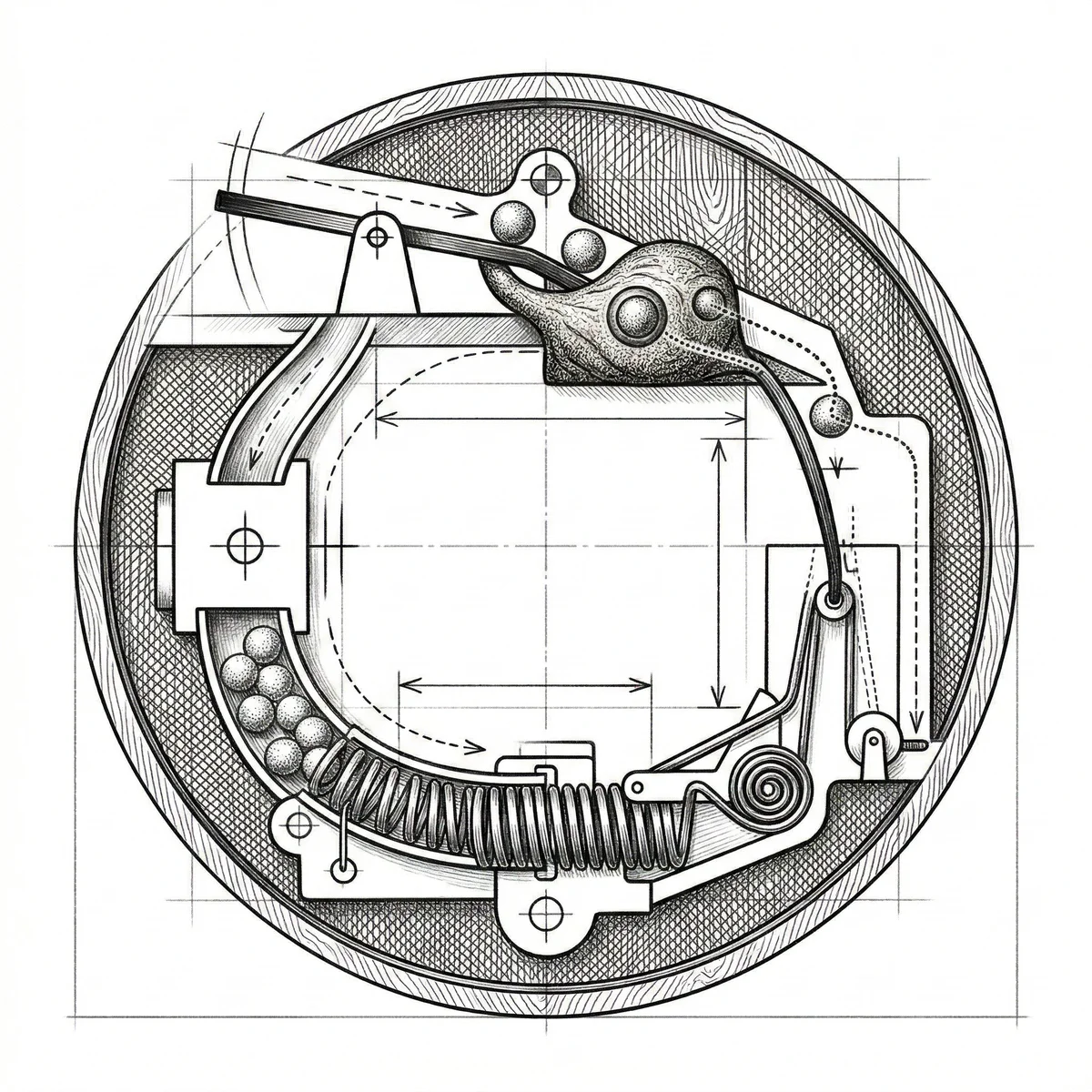 Mousetrap where bait and trigger are fused