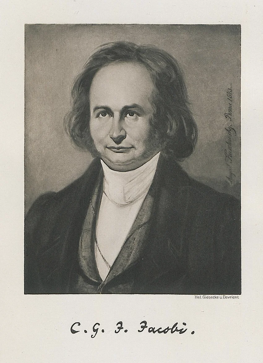 Carl Gustav Jacob Jacobi, 1843