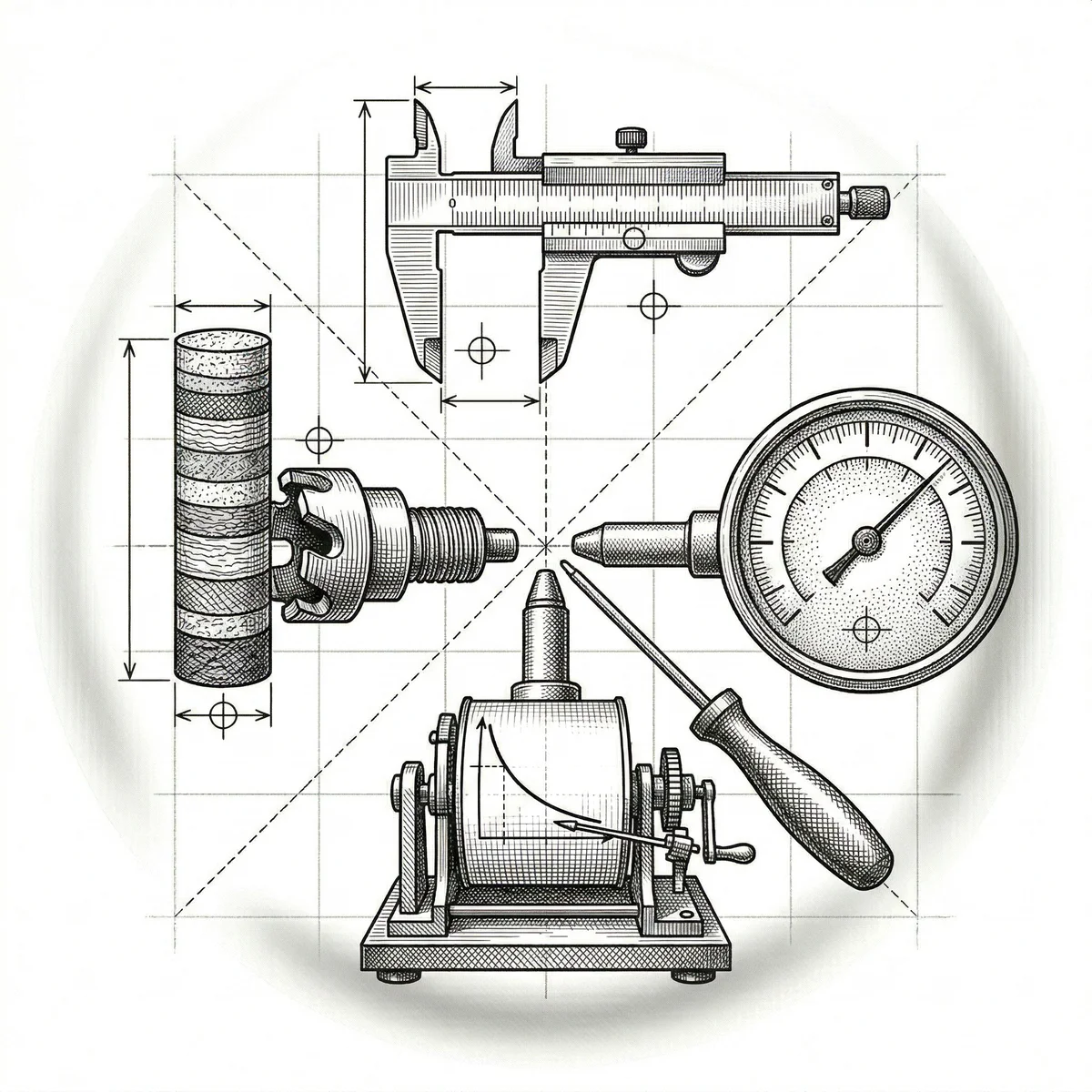 Four measuring instruments converging on single subject
